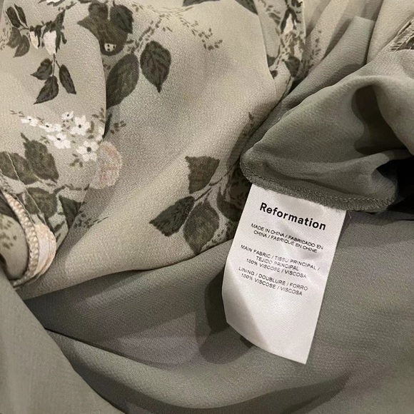 Reformation Twilight Dress in Verde - Picture 6 of 6